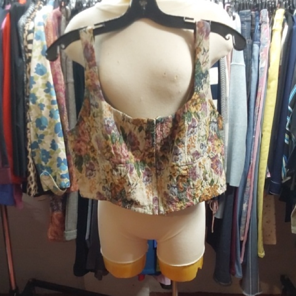 Womens Cropped Bustier